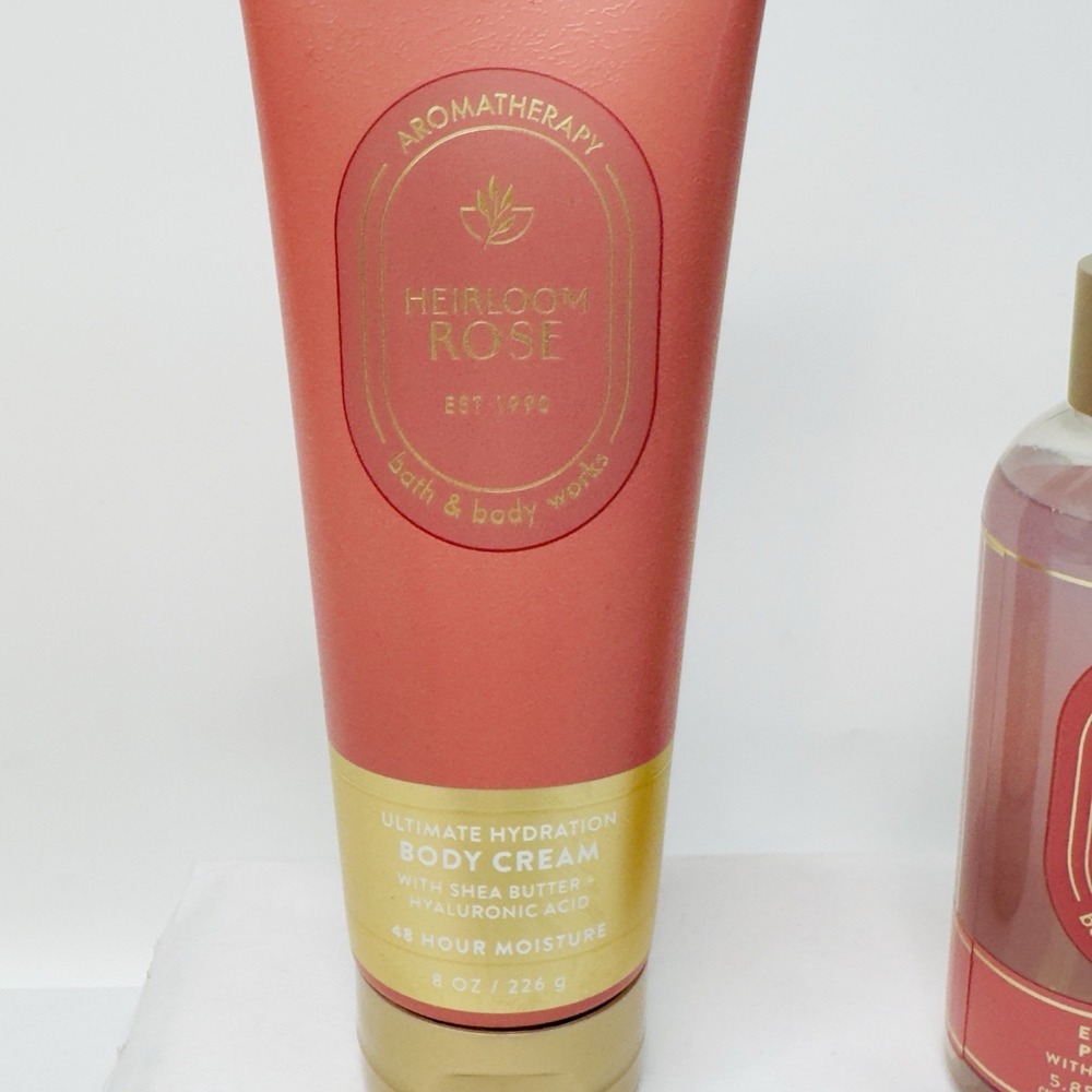 Bath & Body Works Heirloom Rose Aromatherapy Body Cream & Essential Oil Mist - Picture 4 of 12